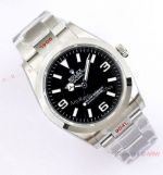 Rolex Explorer 36mm 3230 904L Stainless Steel Black Dial Bracelet